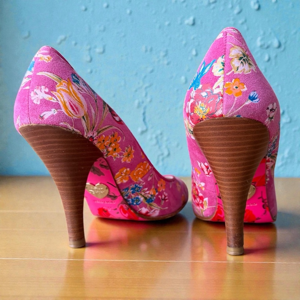 Betsy Johnson Garden Party Pumps size 7.5 - Picture 6 of 13
